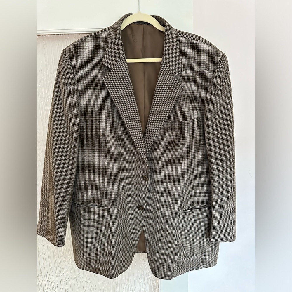 Oversized patterned blazer